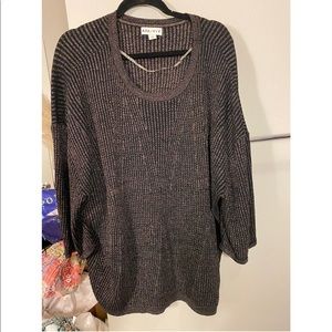Black & Copper sparkly sweater